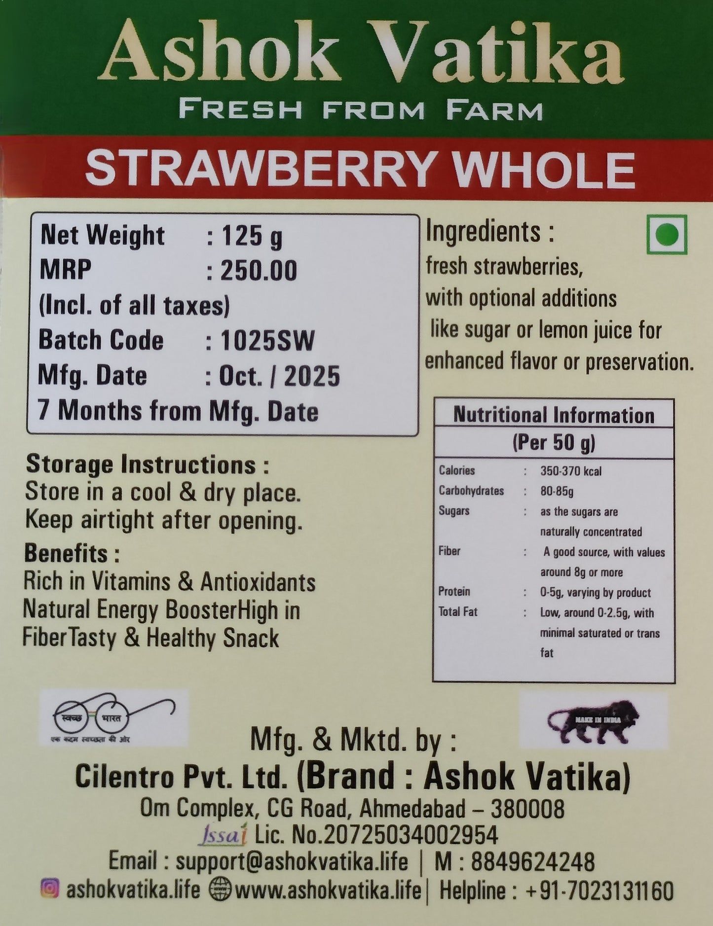 Strawberry whole